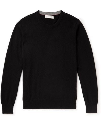 Brunello Cucinelli Cashmere Sweater - Black