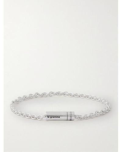 Le Gramme 11g Sterling Silver Chain Bracelet - Natural