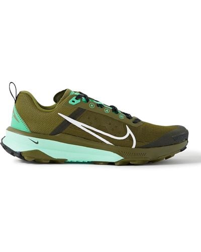 Nike Terra Kiger 9 Rubber-trimmed Mesh Trail Running Sneakers - Green