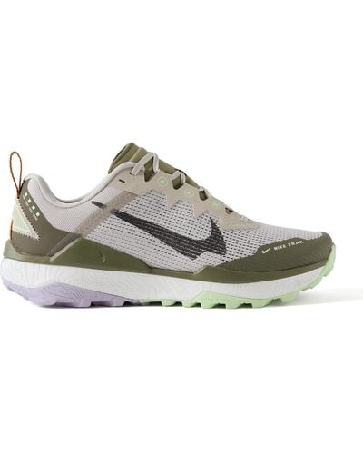Nike Wildhorse 8 Rubber-trimmed Mesh Running Sneakers - Gray
