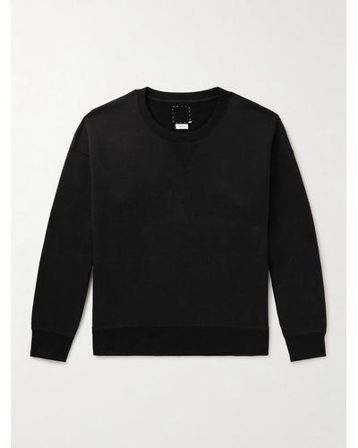 Visvim Ultimate Jumbo Sb Cotton-jersey Sweatshirt - Black
