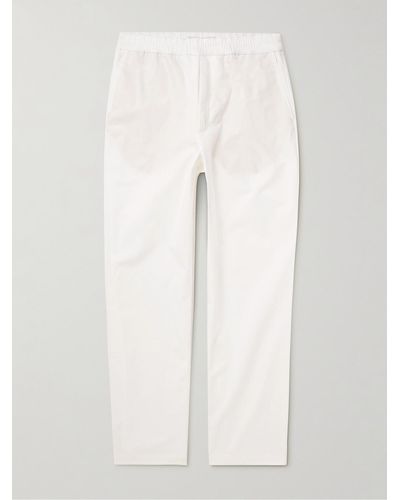 Rohe Straight-leg Cotton-poplin Pants - White