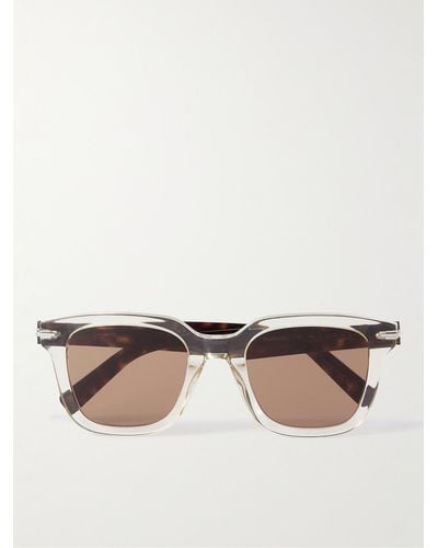 Dior Diorblacksuit S10i D-frame Acetate Sunglasses - Natural
