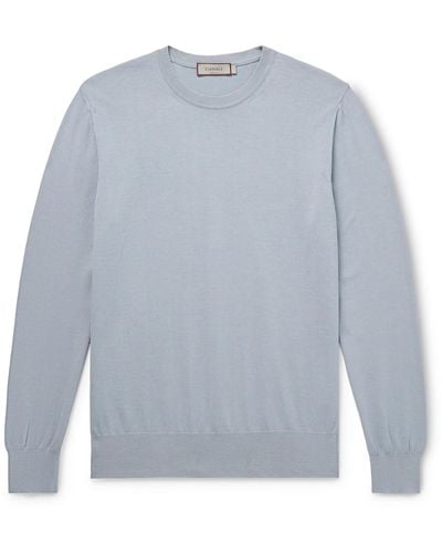 Canali Cotton Sweater - Gray
