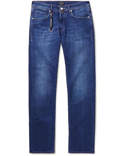 Incotex Slim-fit Straight-leg Jeans - Blue