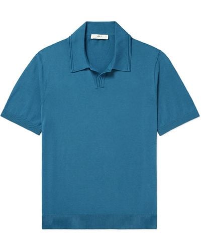 MR P. Cotton Polo Shirt - Blue