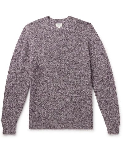Hartford Virgin Wool Sweater - Purple
