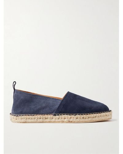 MR P. Suede Espadrilles - Blue