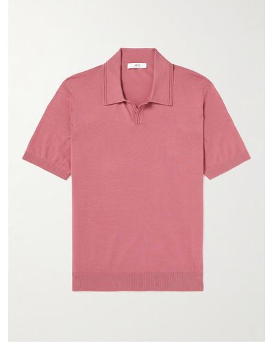 MR P. Cotton Polo Shirt - Pink