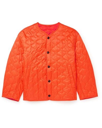 ARKET Agyl Quilted Recycled-shell Jacket - Orange