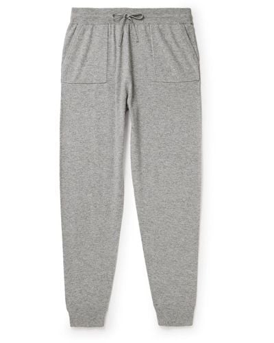 MR P. Wool And Cashmere-blend Sweatpants - Gray