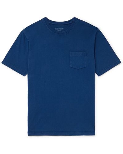 Peter Millar Lava Wash Cotton-jersey T-shirt - Blue
