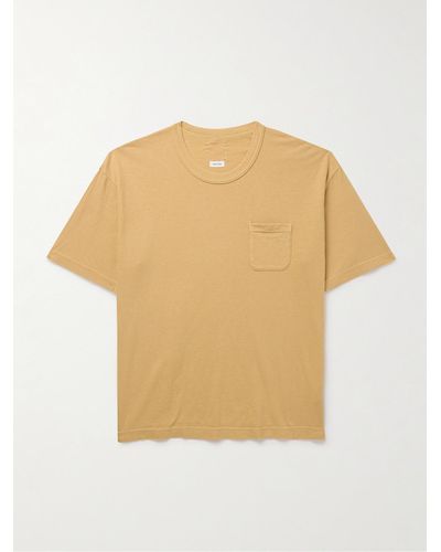 Visvim Jumbo T-Shirt aus Jersey aus einer Baumwollmischung in Stückfärbung - Natur