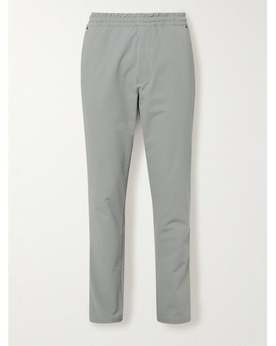 Outerknown Apex Slim-fit Tapered Stretch Recycled-nylon Pants - Grey