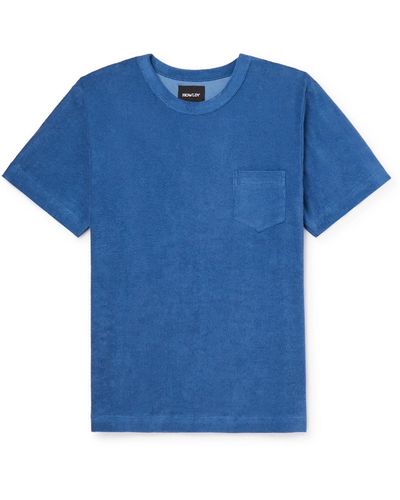 Howlin' Fons Cotton-blend Terry T-shirt - Blue