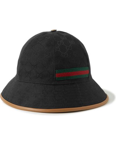 Gucci GG Canvas Bucket Hat - Black
