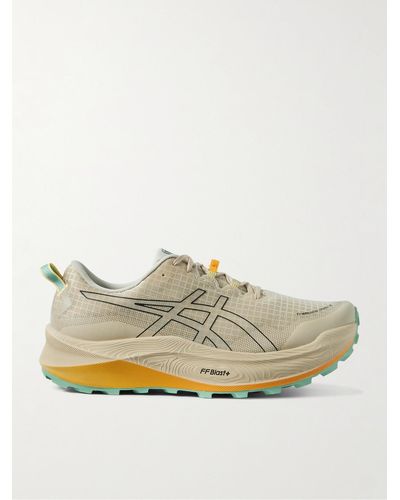 Asics Trabuco Maxtm 3 Rubber-trimmed Ripstop Trainers - Natural