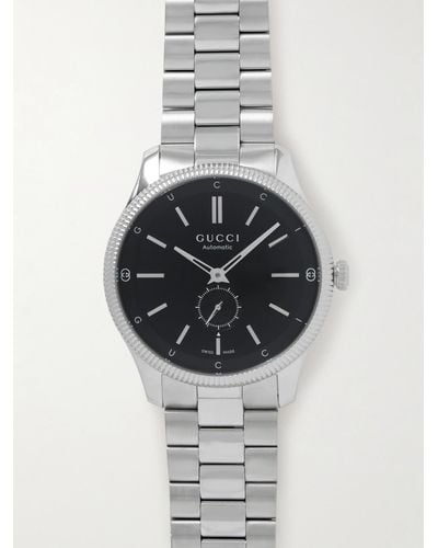 Gucci G-timeless 40mm Stainless Steel Watch - Grey