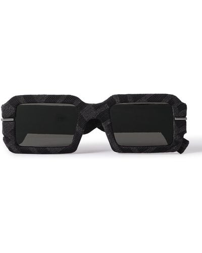 Fendi Graphy D-frame Acetate Sunglasses - Black