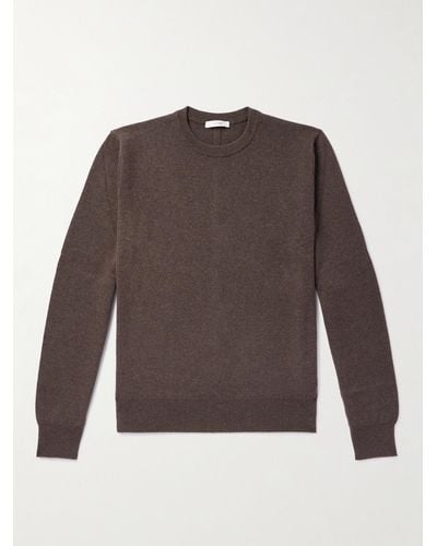 The Row Benji Cashmere Jumper - Brown