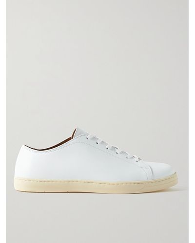 George Cleverley Leather Sneakers - White