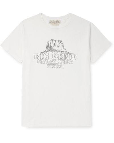 Remi Relief Big Bend Cotton-jersey T-shirt - White