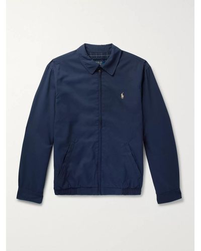 Polo Ralph Lauren Twill Blouson Jacket - Blue