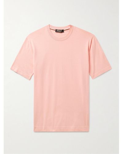 Loro Piana T-shirt in cotone - Rosa