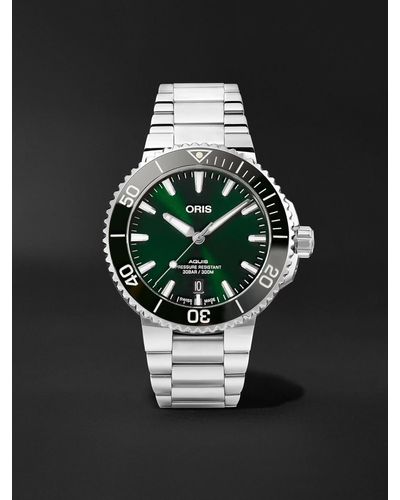 Oris Aquis Date Automatic 41.5mm Stainless Steel Watch, Ref. No. 01 733 7766 4157-07 8 22 05peb - Black