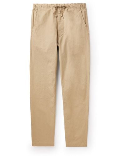 Orslow New Yorker Tapered Cotton-ripstop Pants - Natural