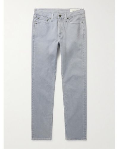 Rag & Bone Jeans slim-fit a gamba dritta in denim Aero stretch Fit 2 - Grigio