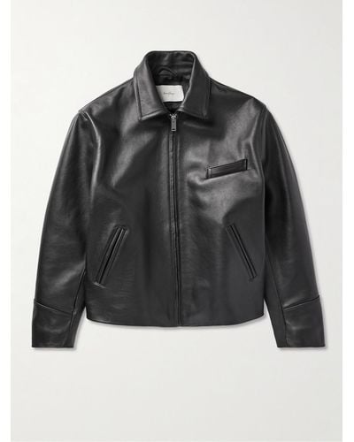 Second/Layer Leather Jacket - Black