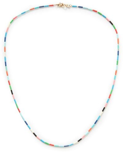Roxanne Assoulin Gold-tone And Enamel Beaded Necklace - Natural