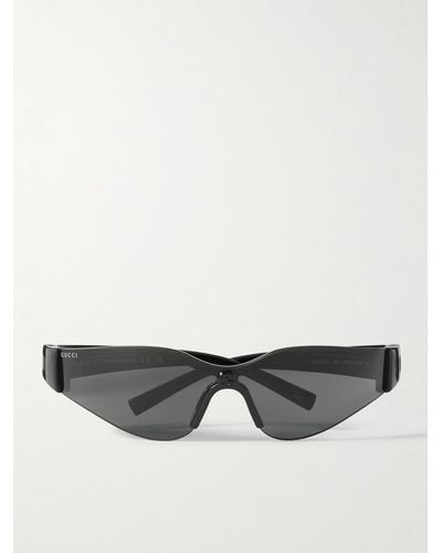 Gucci Frameless Acetate Sunglasses - Grey