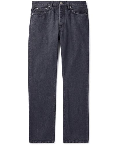 MR P. Straight-leg Organic Selvedge Jeans - Blue