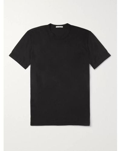James Perse Crew-neck Cotton-jersey T-shirt - Black