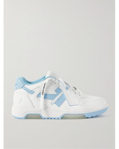 Off-White c/o Virgil Abloh Out of Office Sneakers aus Leder - Weiß