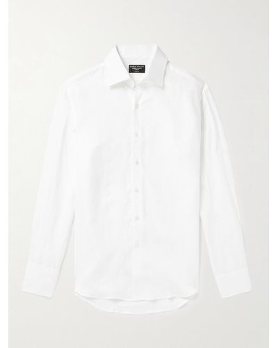 Emma Willis Hemd aus Leinen - Weiß