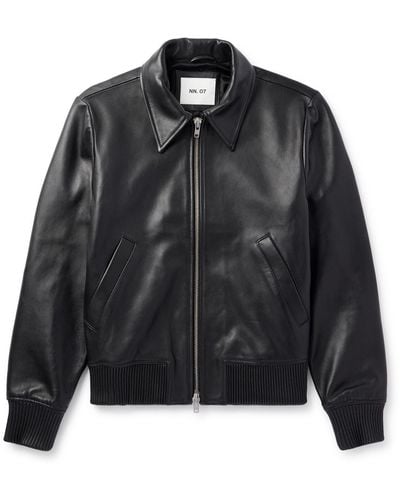 NN07 Florian 8178 Leather Jacket - Black