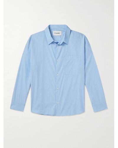 FRAME Cotton Shirt - Blue