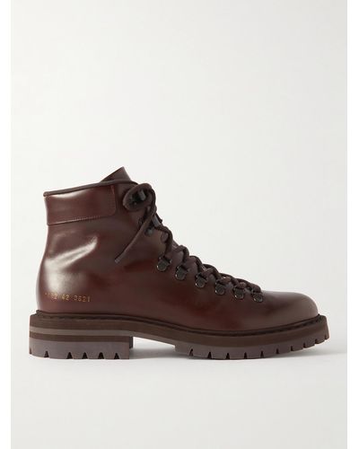 Common Projects Leather Boots - Brown