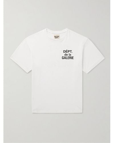 GALLERY DEPT. T-Shirt aus Baumwoll-Jersey mit Logoprint - Weiß