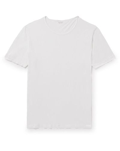 Hartford Cotton-jersey T-shirt - White