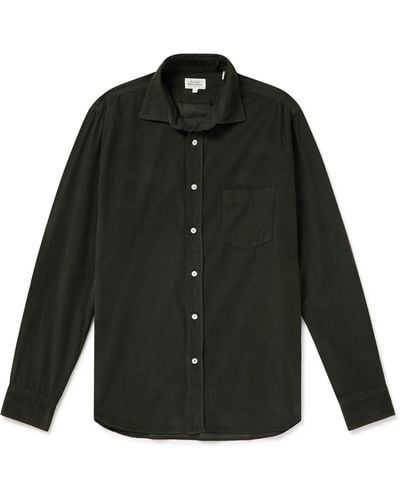 Hartford Paul Cotton-corduroy Shirt - Black