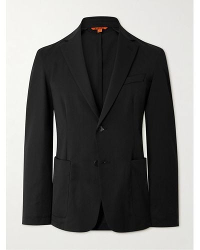 Barena Borgo Virgin Wool-blend Gabardine Suit Jacket - Black