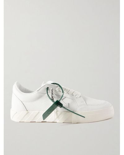 Off-White c/o Virgil Abloh Sneakers in pelle pieno fiore - Bianco
