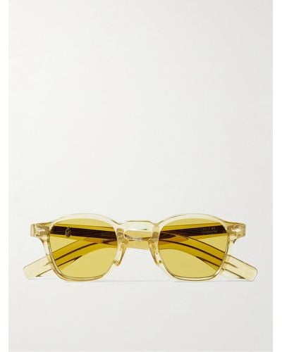 Jacques Marie Mage Zephirin Sonnenbrille mit D-Rahmen aus Azetat - Gelb