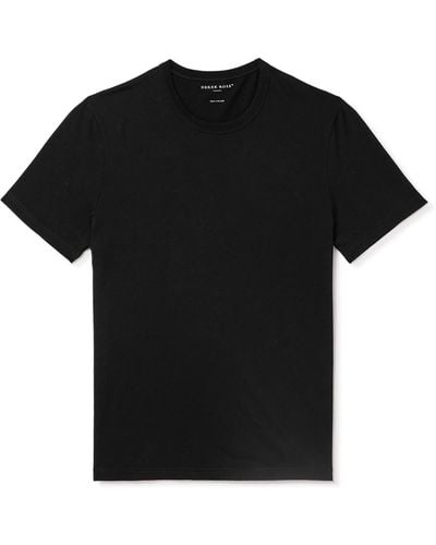 Derek Rose Barny 2 Cotton-jersey T-shirt - Black