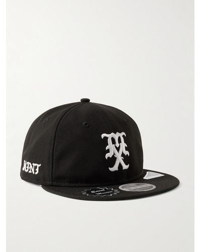 SAINT Mxxxxxx New Era Logo-embroidered Twill Baseball Cap - Black
