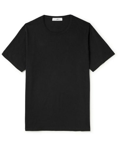 MR P. Cotton-jersey T-shirt - Black